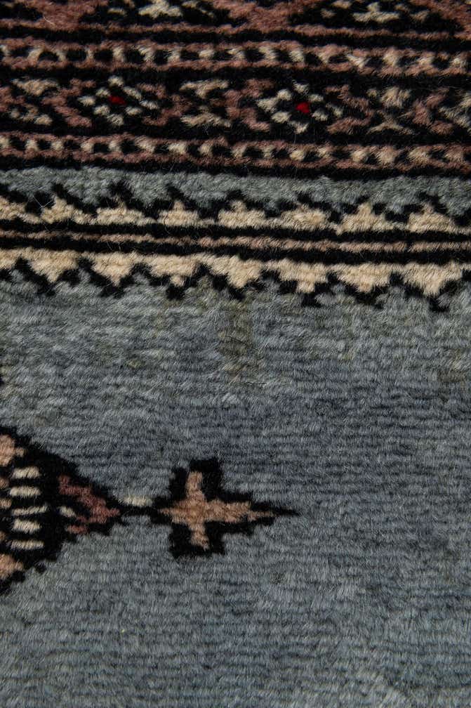 2' x 3' Hand Knotted Bokhara Oriental Wool Rug