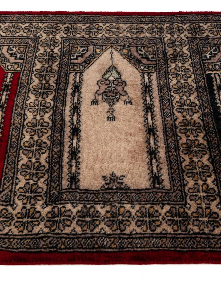 Detail image of 2' x 3' 2  Hand Knotted Bokhara Oriental Wool Rug