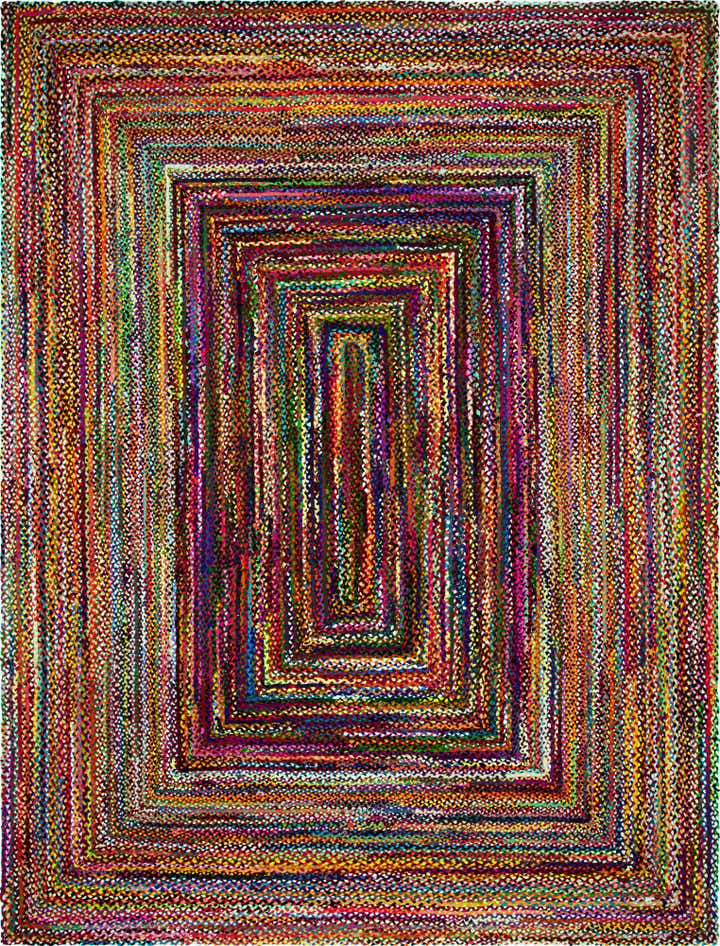 12' 2 x 16' 1 Handmade Braided Chindi Rug