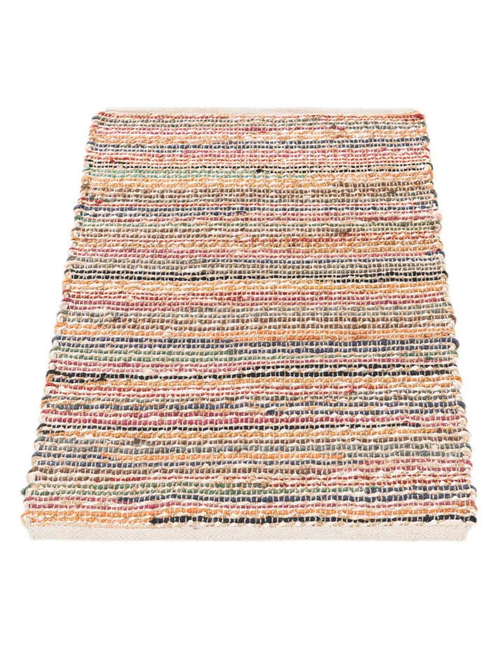 2' 2 x 3' Handmade Braided Jute Rug