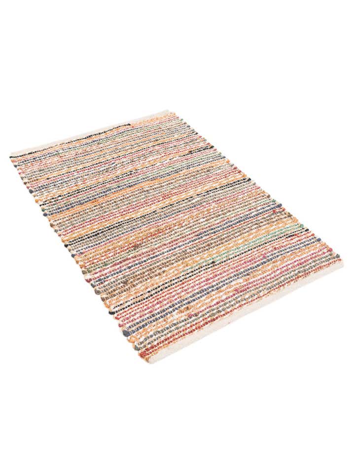 2' 2 x 3' Handmade Braided Jute Rug
