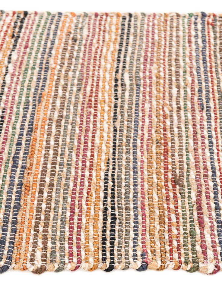 Detail image of 2' 2 x 3' Handmade Braided Jute Rug