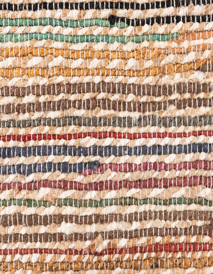 Detail image of 2' 2 x 3' Handmade Braided Jute Rug