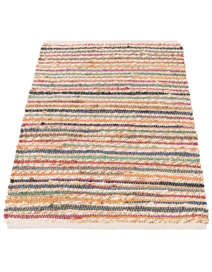 Detail image of 2' 1 x 3' 1  Hand Braided Jute Rug