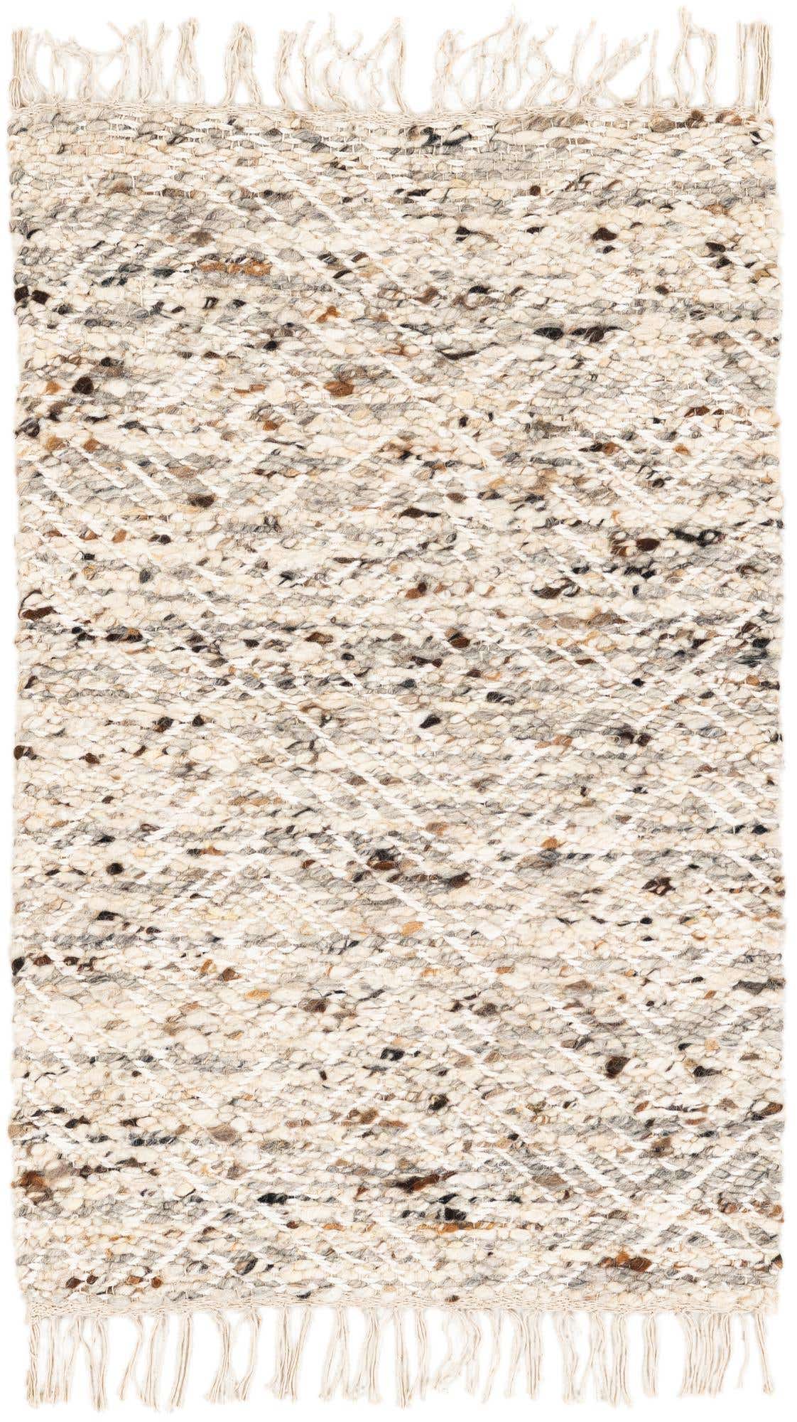 2' 1 x 3' 2 Handmade Braided Jute Rug