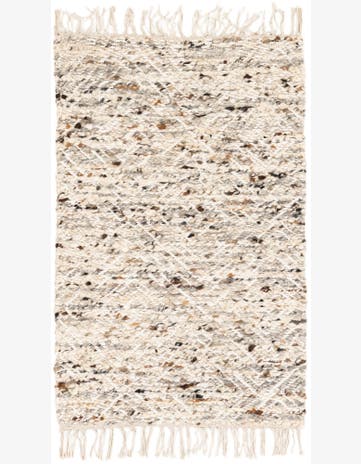 2' 1 x 3' 2 Handmade Braided Jute Rug