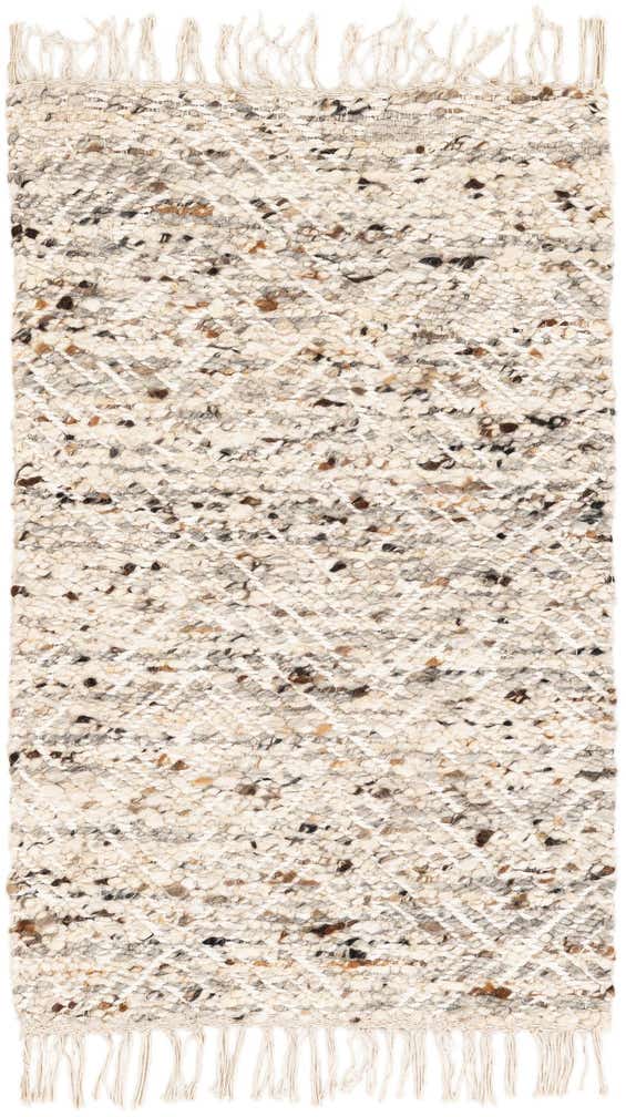 2' 1 x 3' 2 Handmade Braided Jute Rug