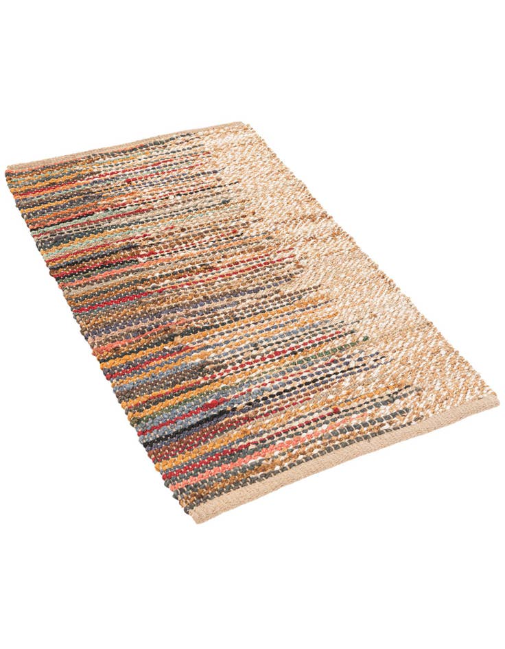 Detail image of 2' x 3' 3 Handmade Braided Jute Rug