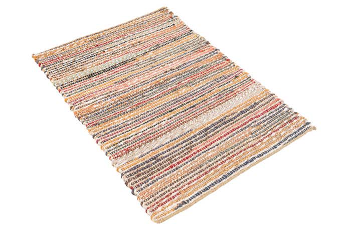 2' 1 x 3' Handmade Braided Jute Rug