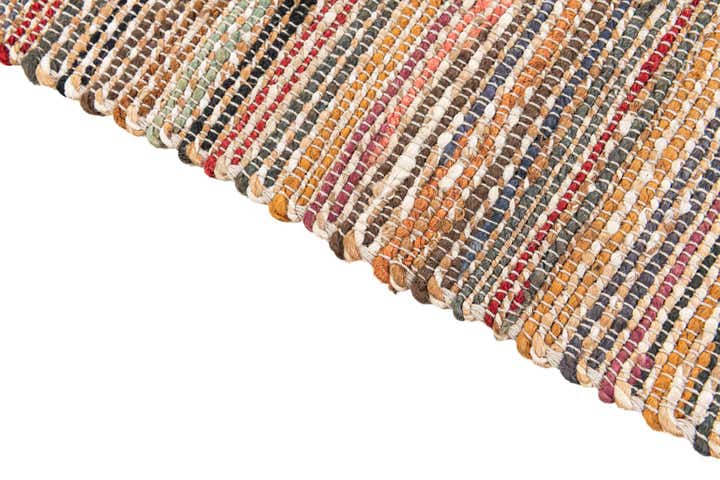 2' 1 x 3' Handmade Braided Jute Rug