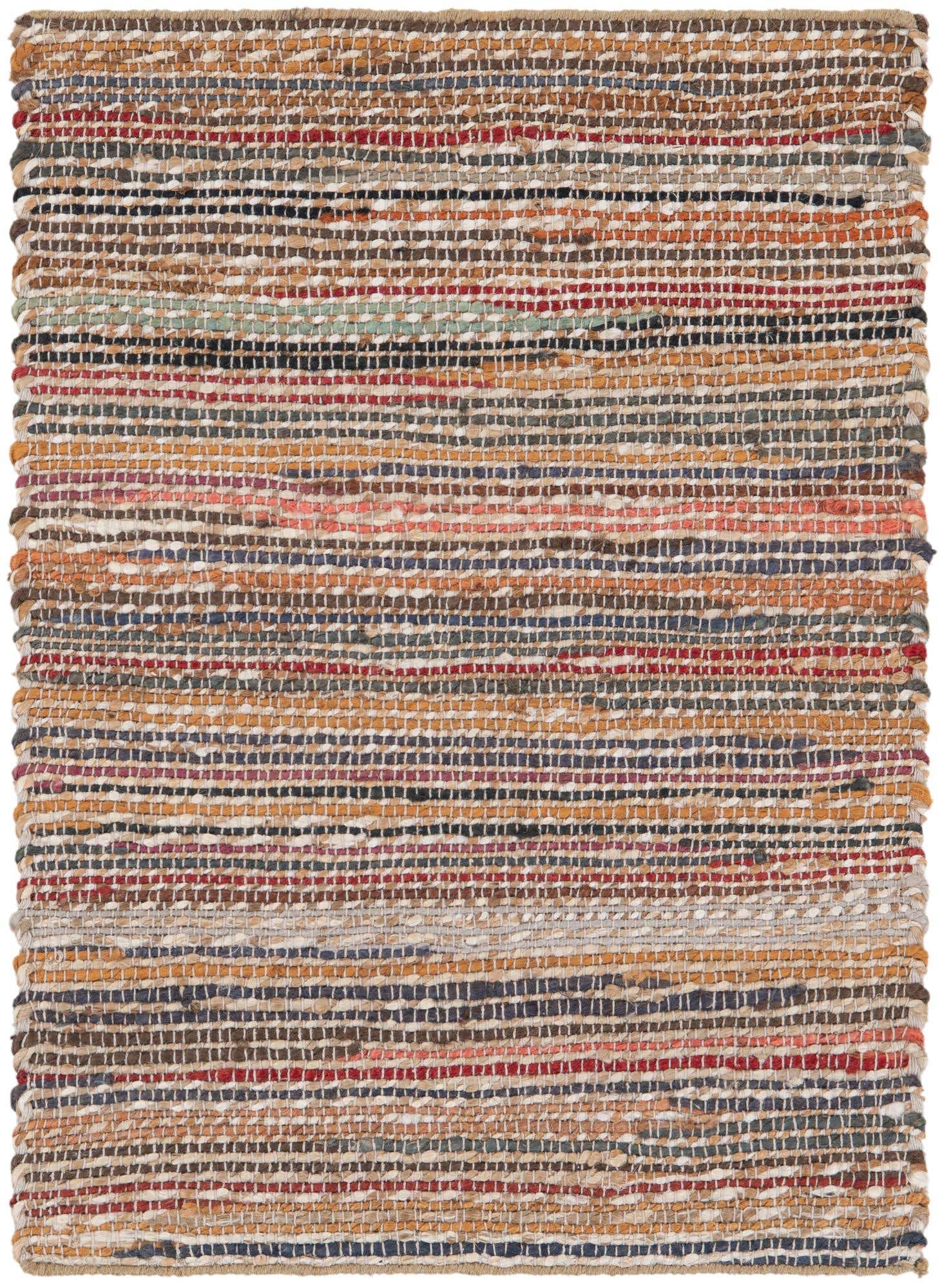 2' 1 x 3' Handmade Braided Jute Rug