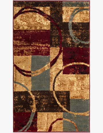 3' x 5' 3 Cafe Rug