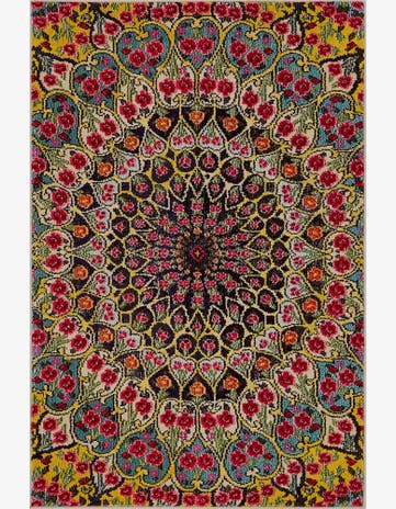 4' x 6' Washable Carnevale Rug