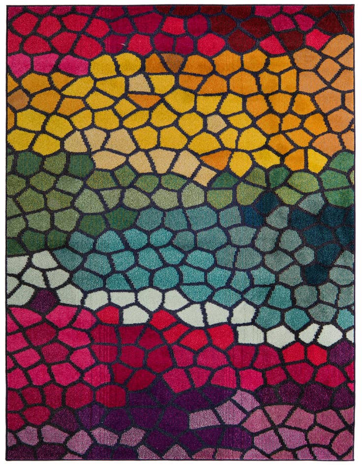 Detail image of 5' x 8' Washable Casablanca Rug