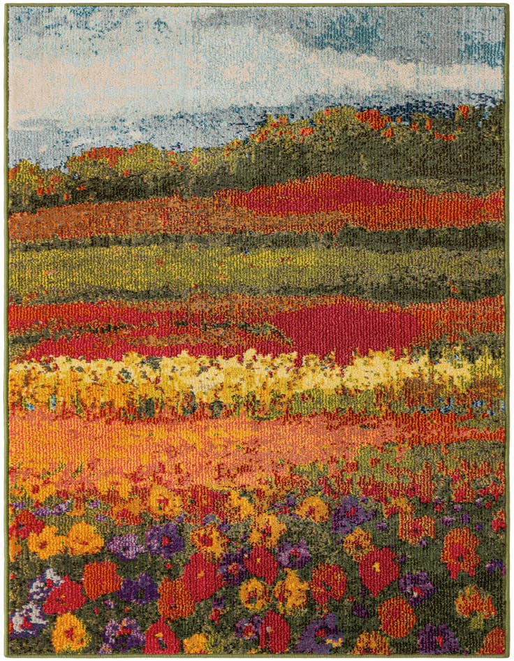 Detail image of 3' 3 x 5' 3 Washable Casablanca Rug
