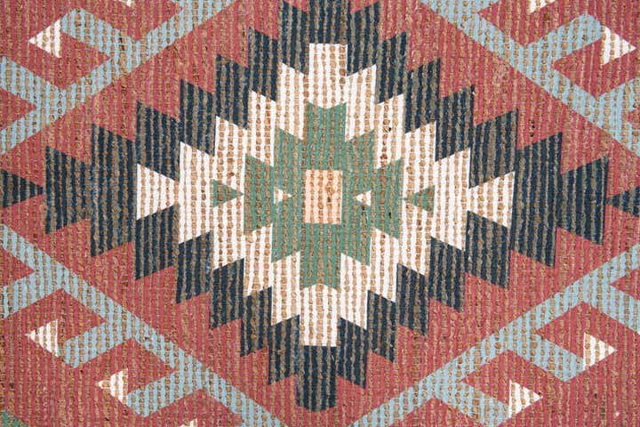 4' x 6' Hand Woven Chenille Jute Rug