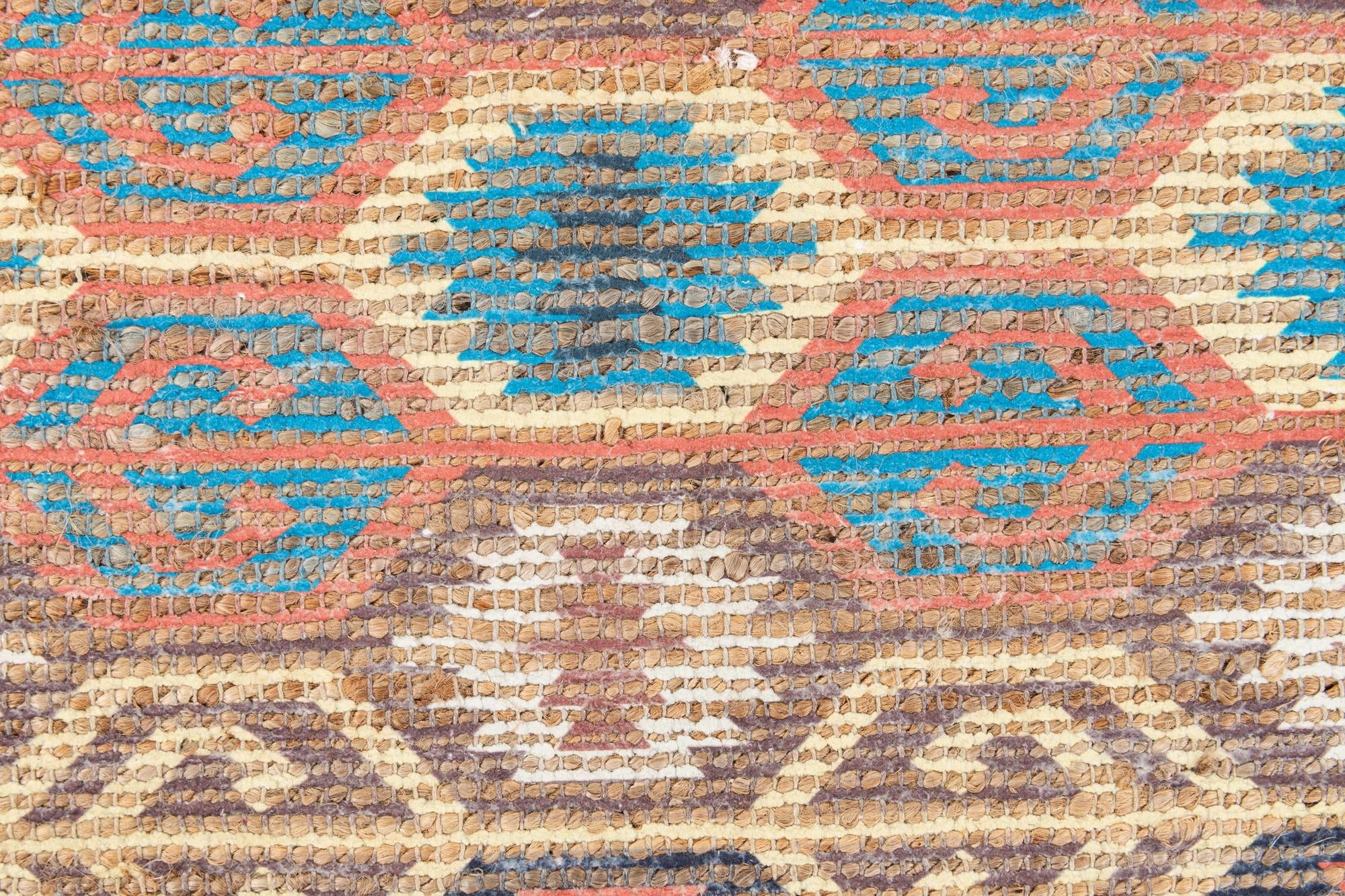 4' 1 x 6' 1 Hand Braided Chenille Jute Rug