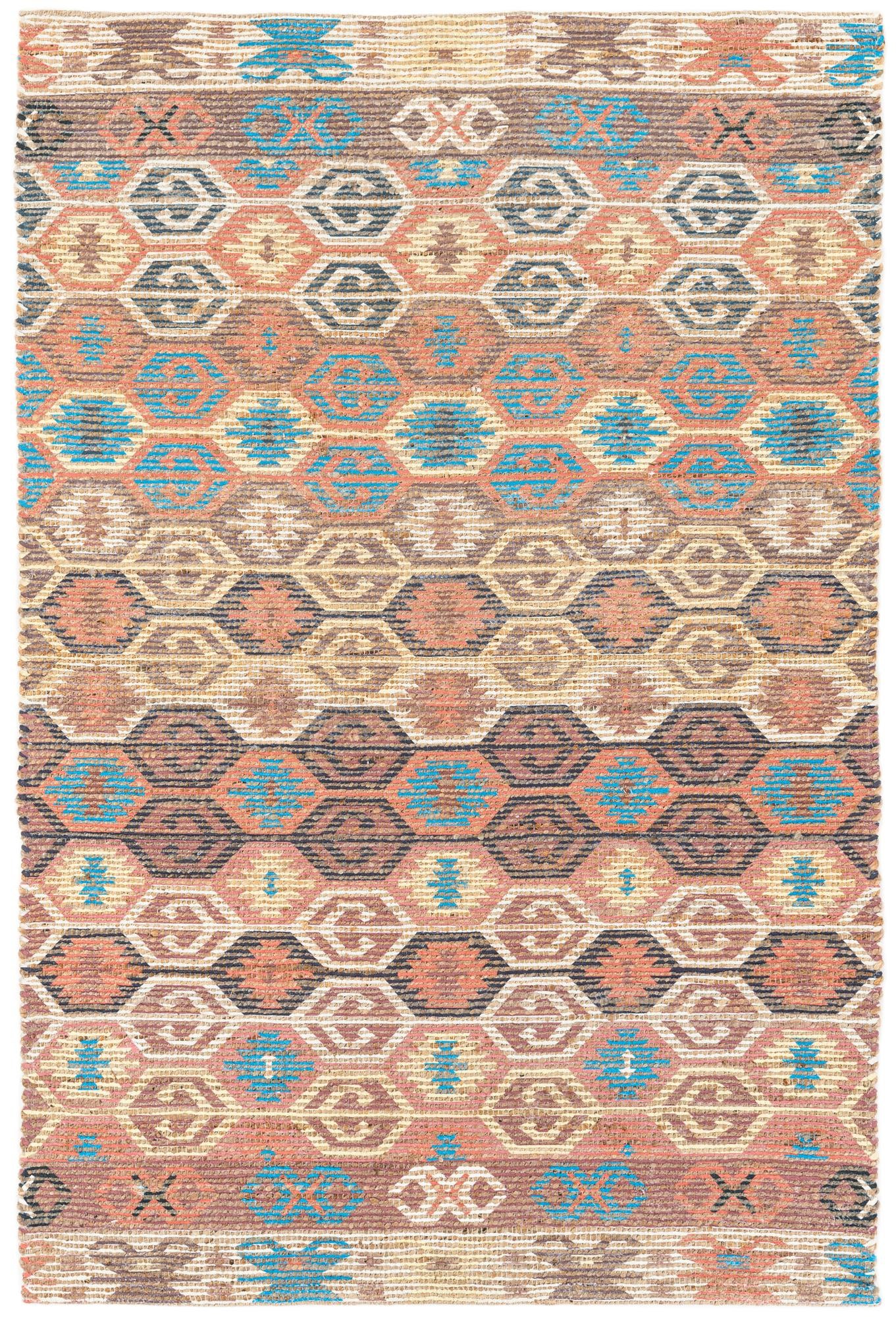 4' 1 x 6' 1 Hand Braided Chenille Jute Rug