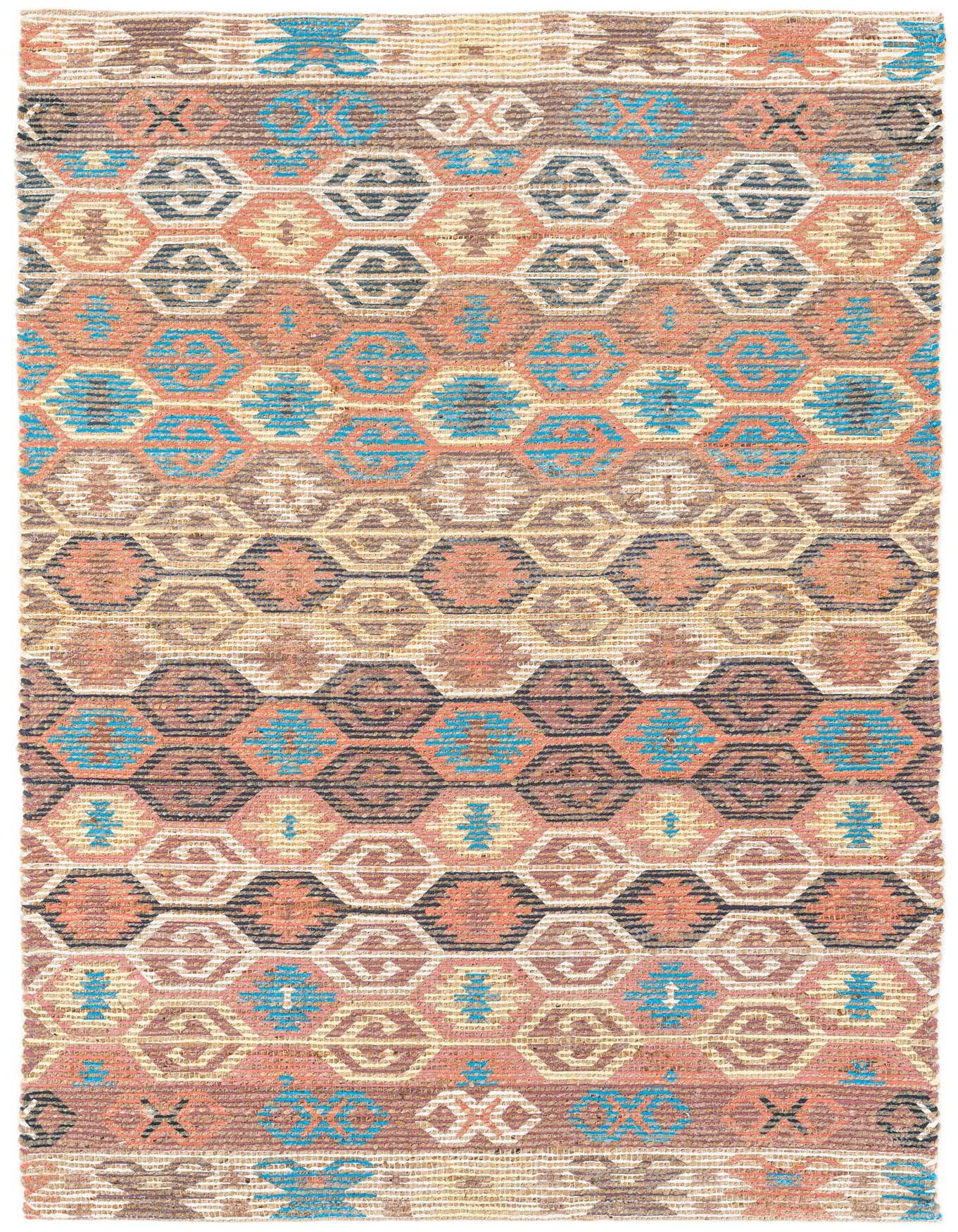 4' 1 x 6' 1 Hand Braided Chenille Jute Rug