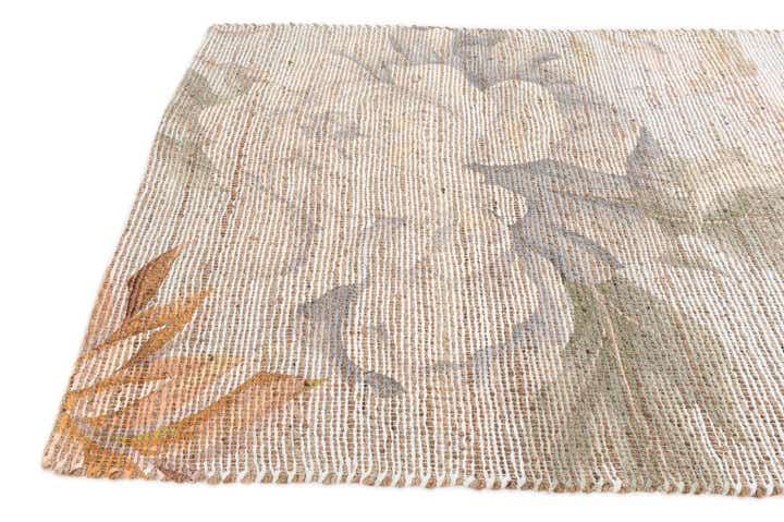4' 1 x 6' Chenille Jute Rug