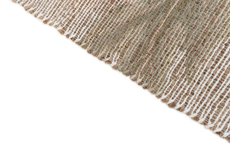 Detail image of 4' 1 x 6' Chenille Jute Rug
