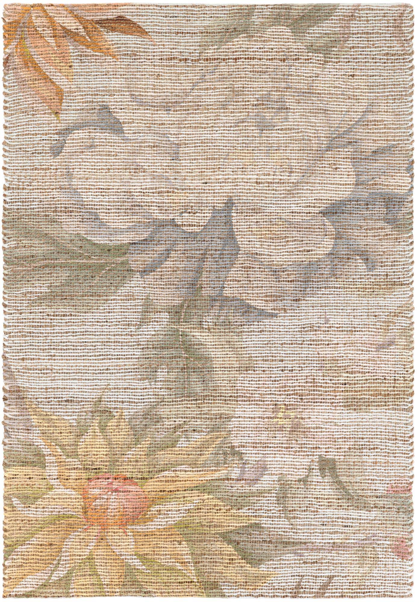 4' 1 x 6' Chenille Jute Rug