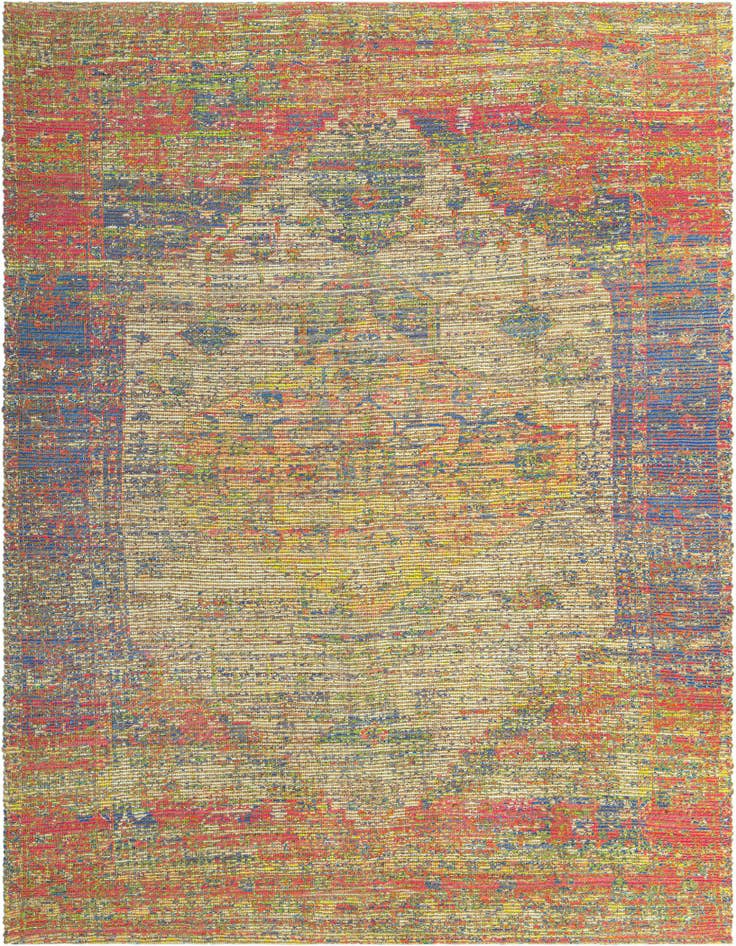Detail image of 7' 10 x 10' Hand Woven Chenille Jute Rug
