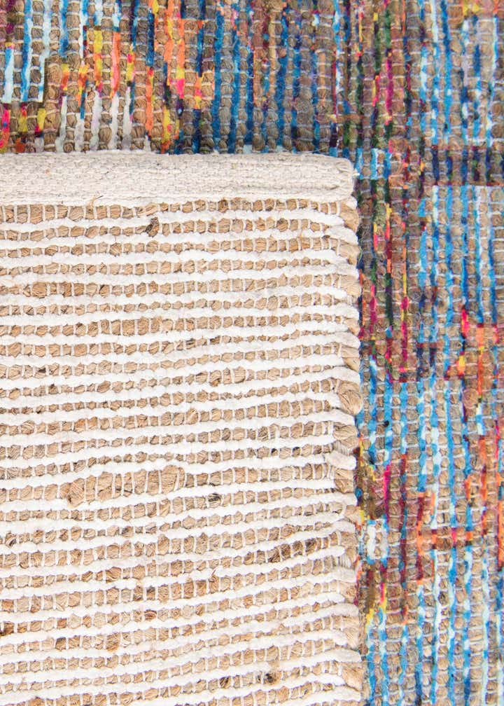 6' 1 x 9' Hand Woven Chenille Jute Rug