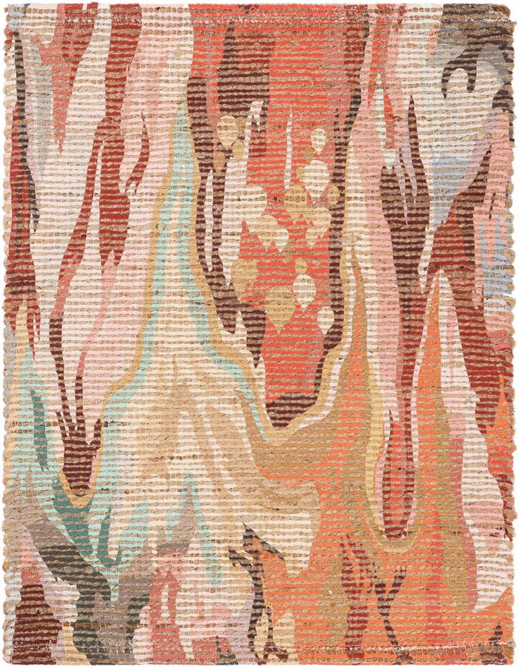 Detail image of 2' x 3' 1 Chenille Jute Rug