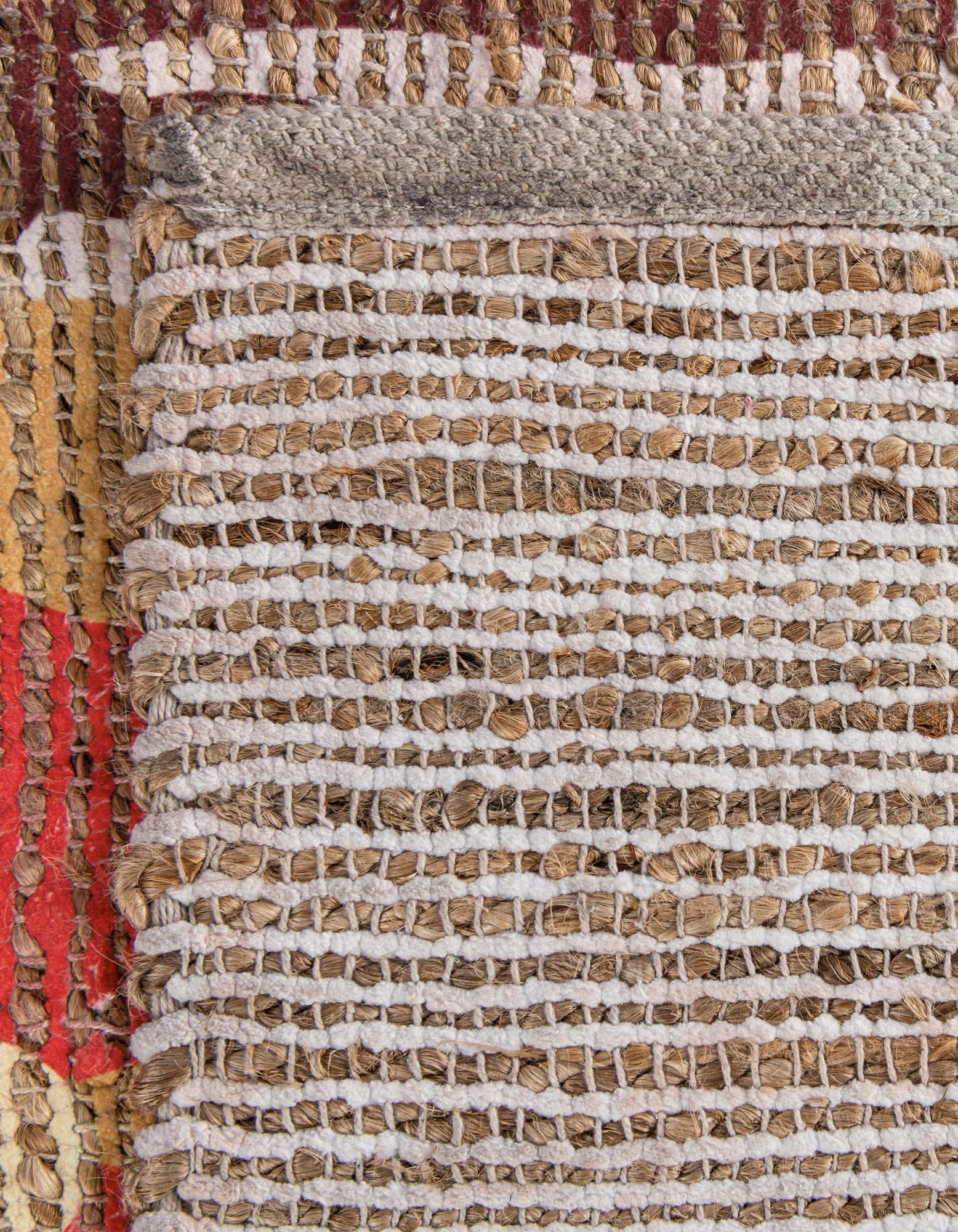6' 1 x 9' Chenille Jute Rug