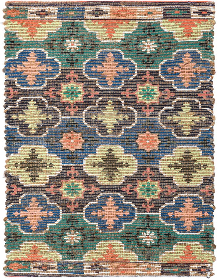 Detail image of 2' x 3' 1 Chenille Jute Rug
