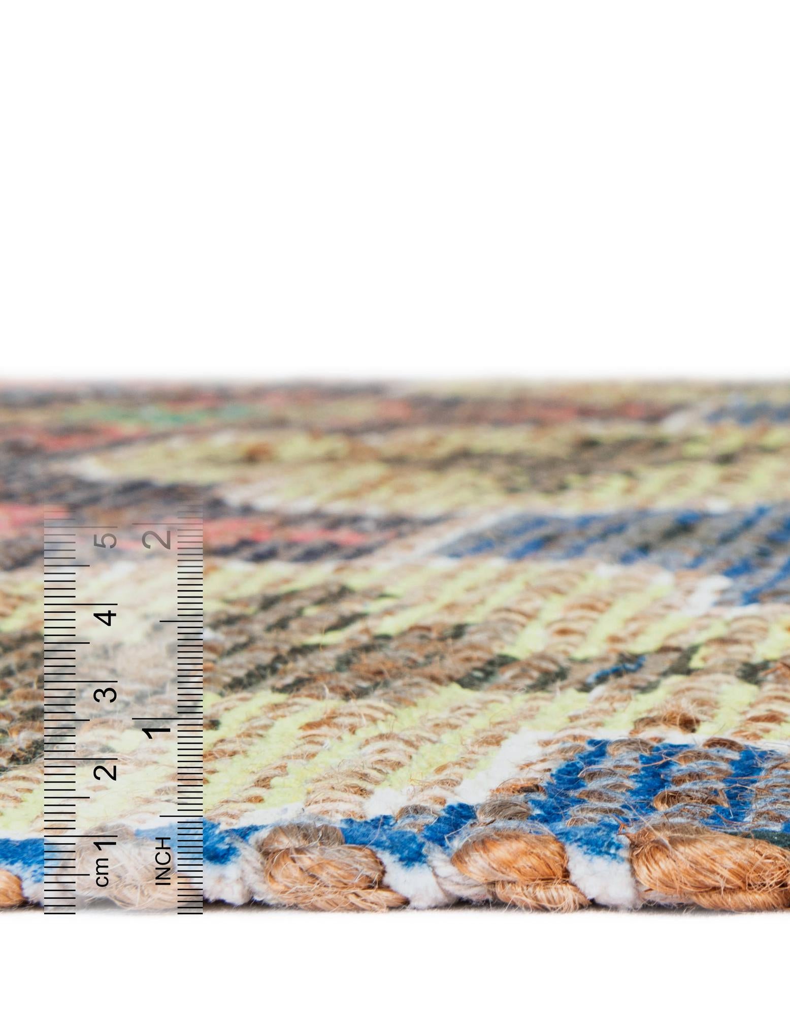 5' 1 x 8' Chenille Jute Rug