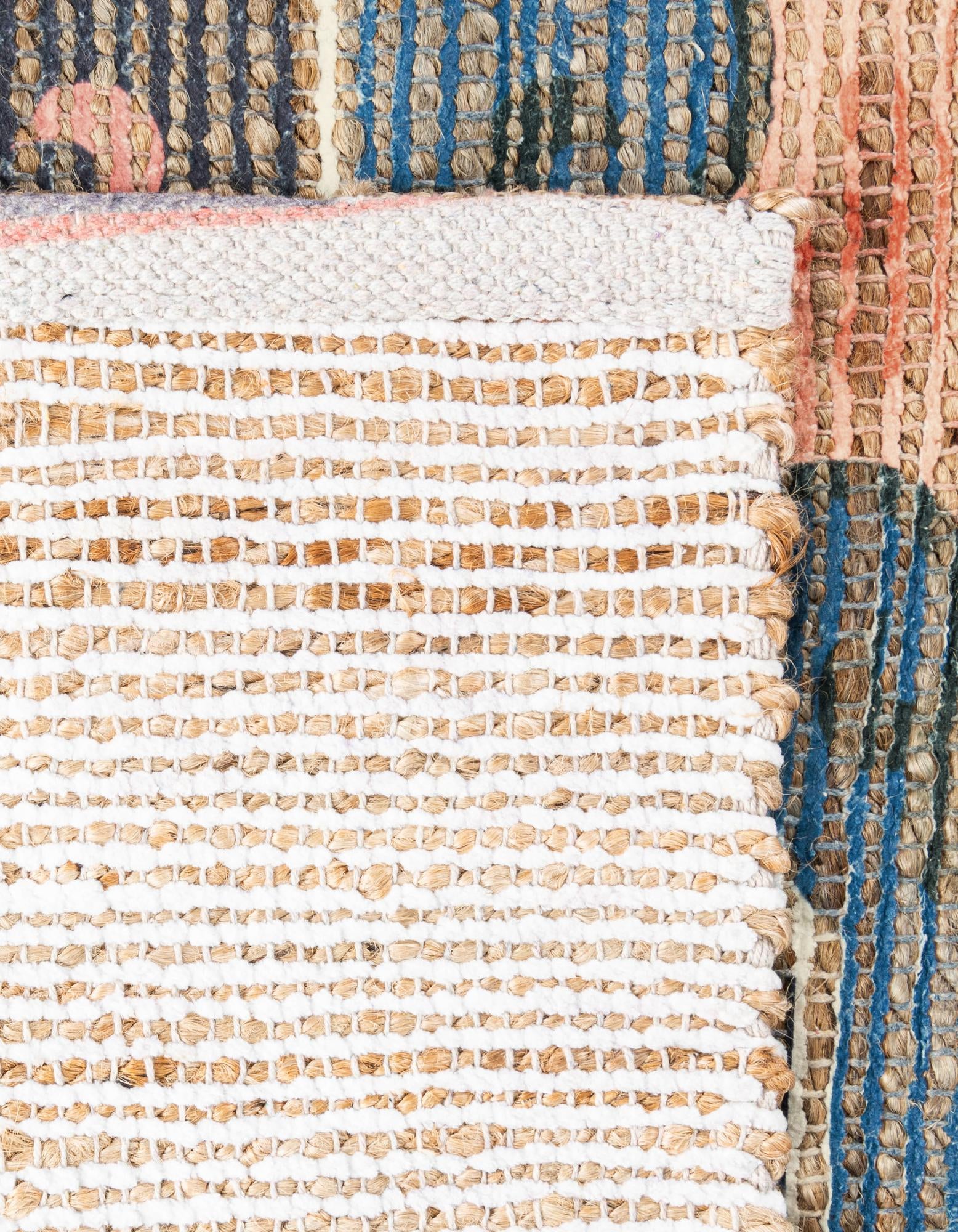 5' 1 x 8' Chenille Jute Rug