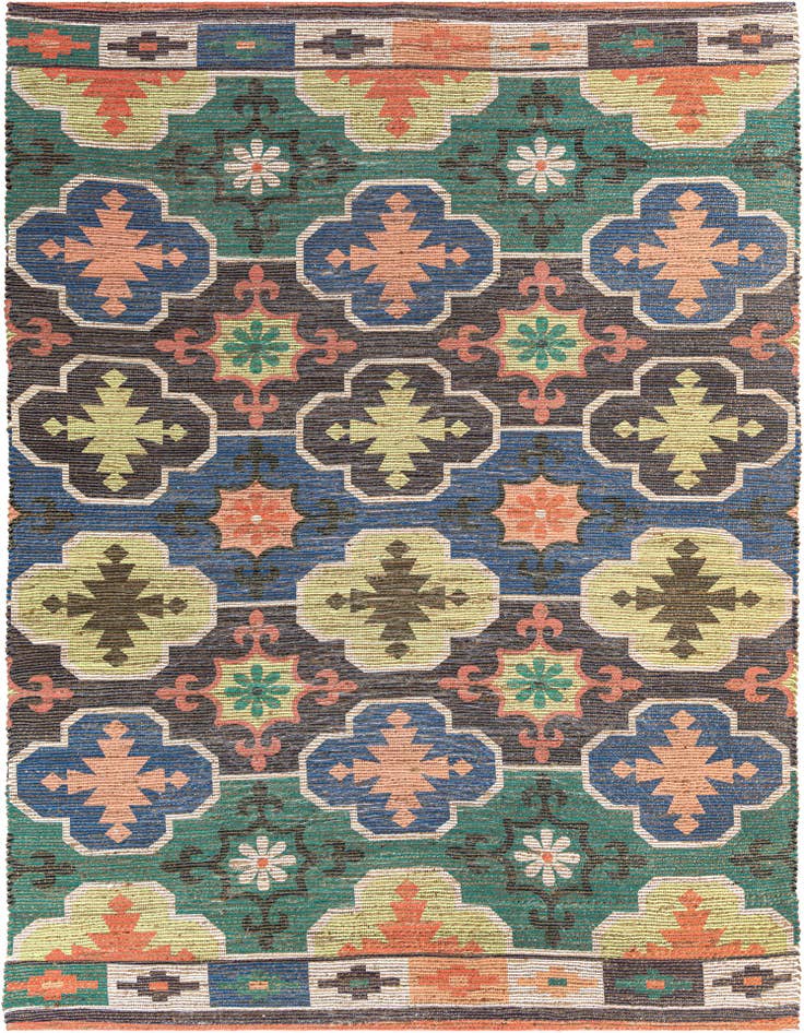 Detail image of 9' x 12' Chenille Jute Rug