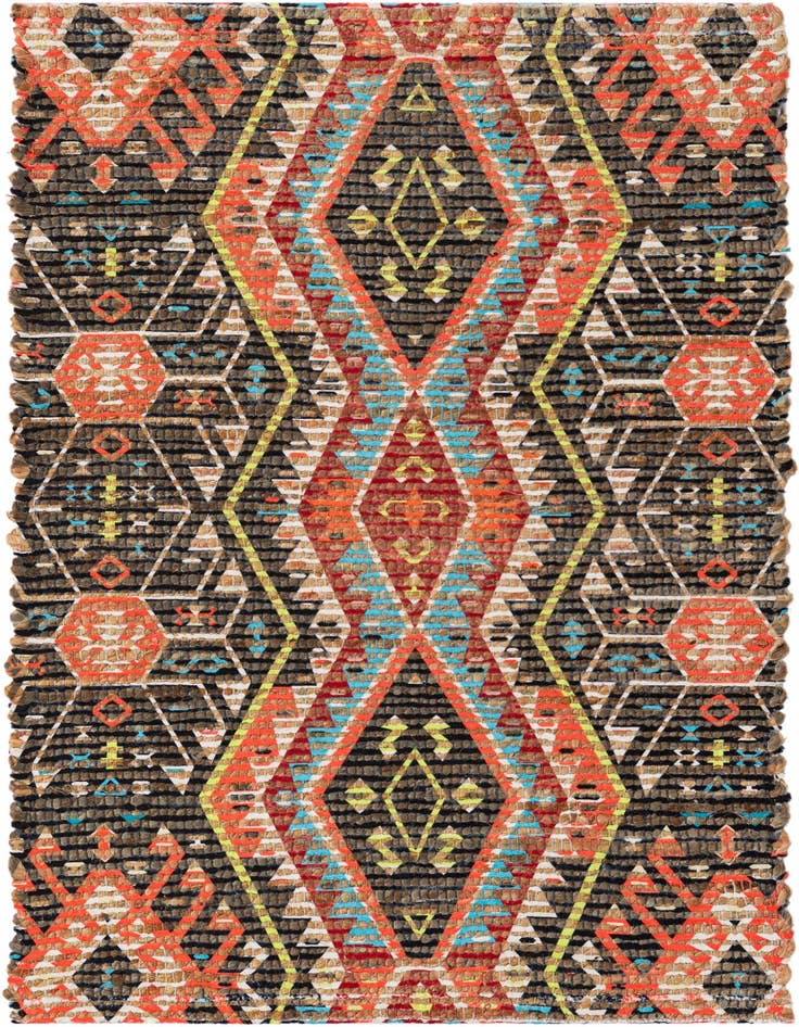Detail image of 2' x 3' 1 Chenille Jute Rug