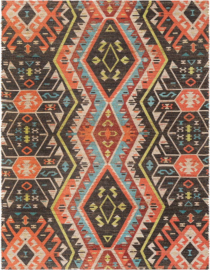 Detail image of 5' 1 x 8' Chenille Jute Rug