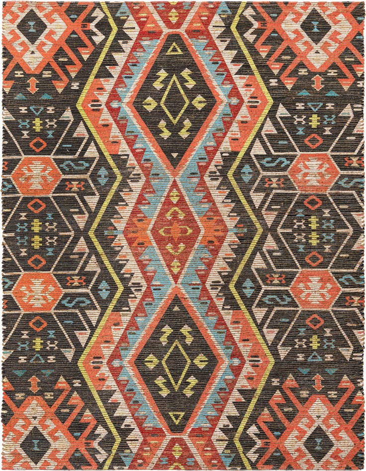 Detail image of 6' 1 x 9' Chenille Jute Rug