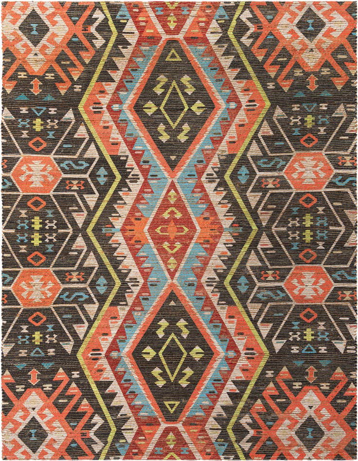 Detail image of 7' 10 x 10' Chenille Jute Rug