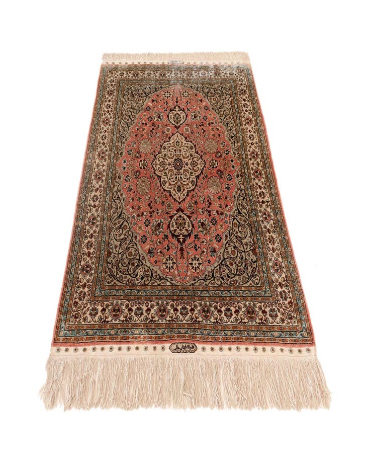 Detail image of 2' 11 x 4' 3 China Silk Rug