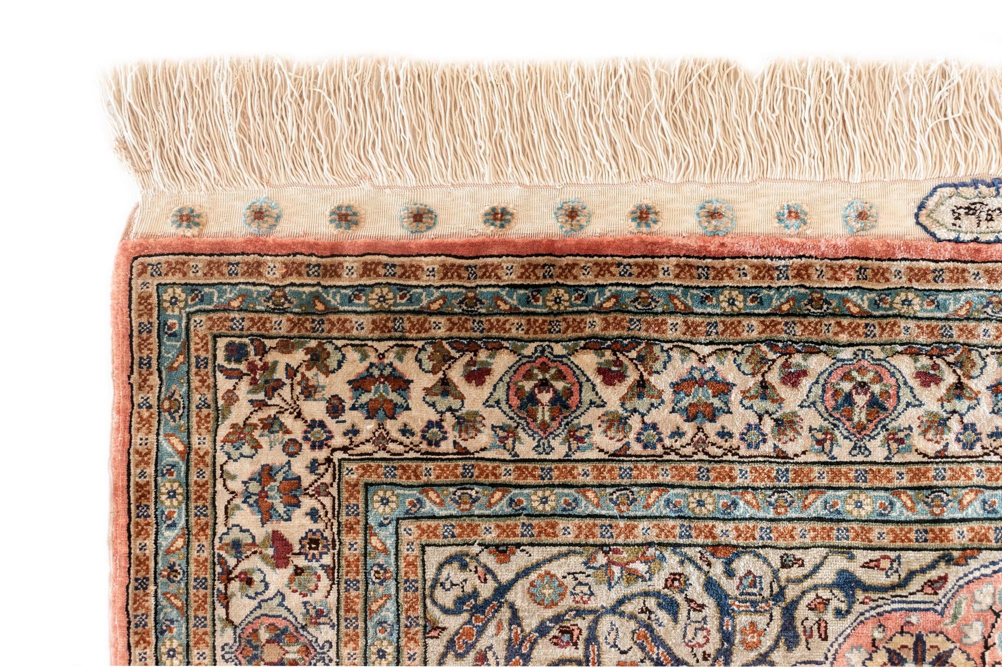 2' 11 x 4' 3 China Silk Rug
