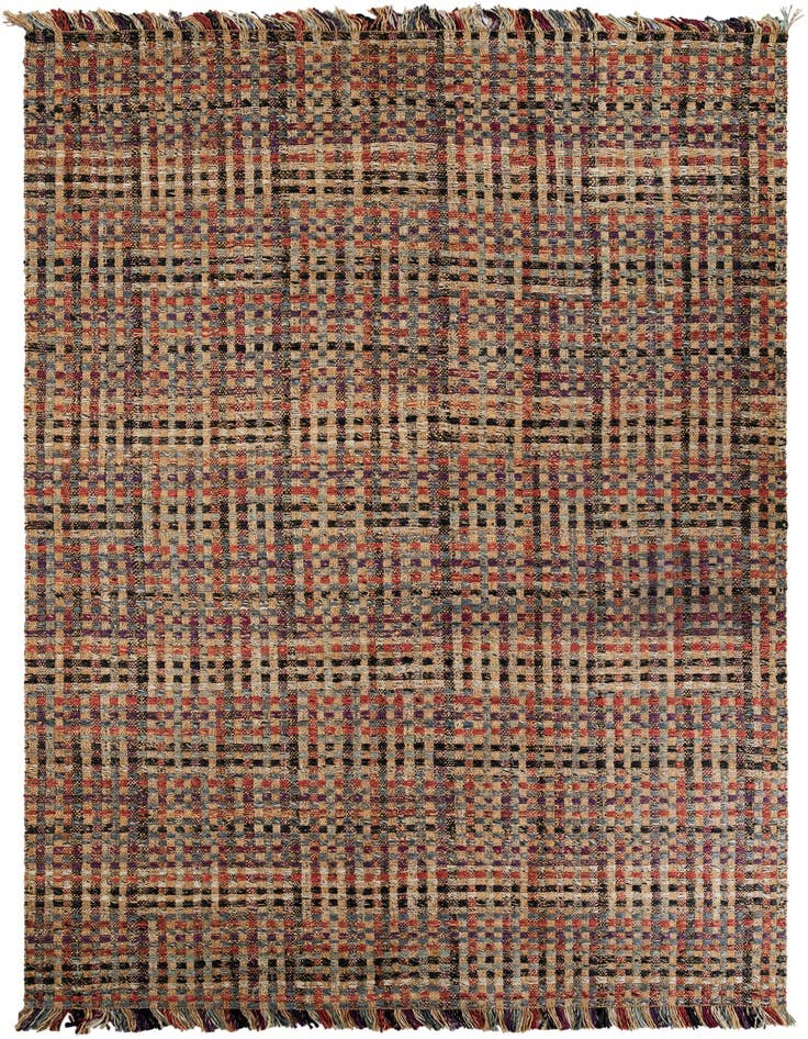 Detail image of 10' x 14' 1 Hand Woven Chunky Jute Rug