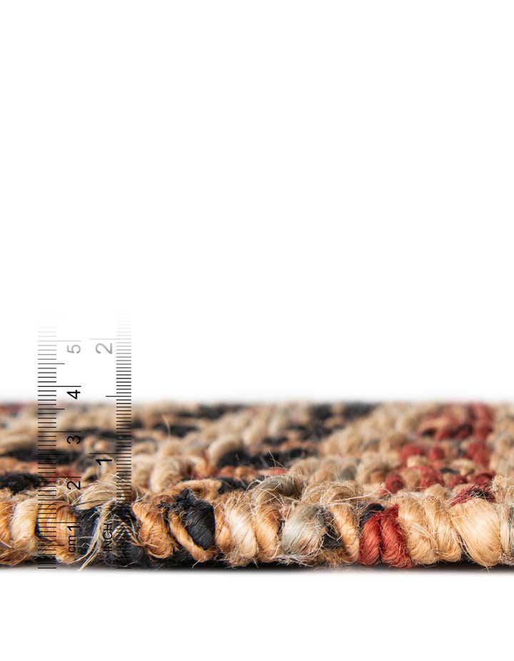 6' 1 x 9' Hand Woven Chunky Jute Rug