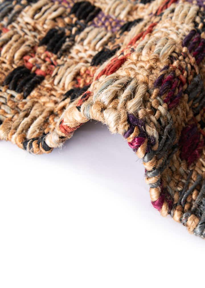 2' x 3' 1 Hand Woven Chunky Jute Rug