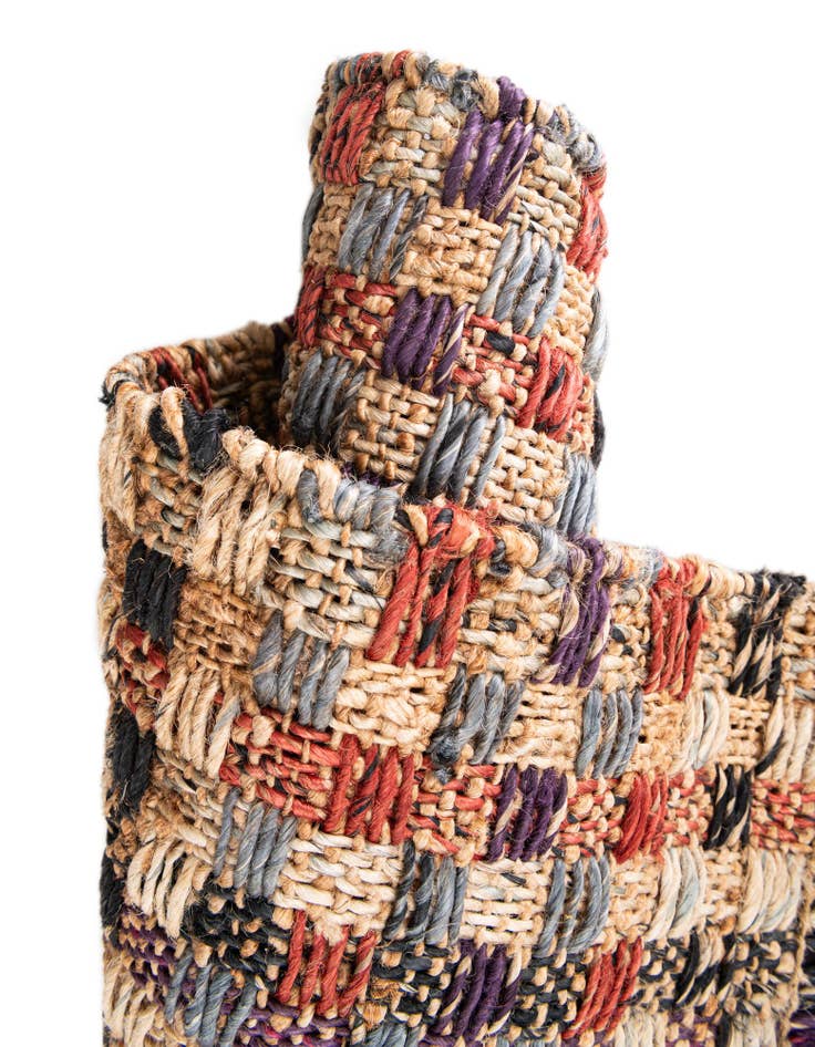 Detail image of 7' 10 x 10' Hand Woven Chunky Jute Rug