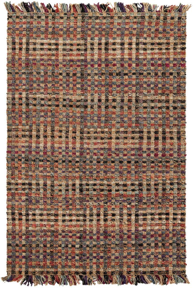 6' 1 x 9' Hand Woven Chunky Jute Rug
