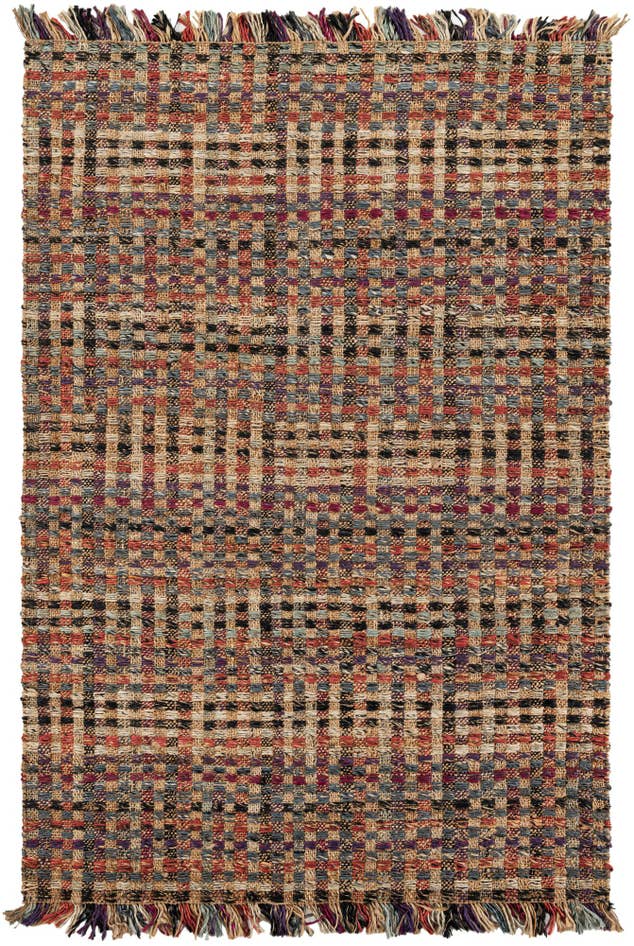 Detail image of 6' 1 x 9' Hand Woven Chunky Jute Rug