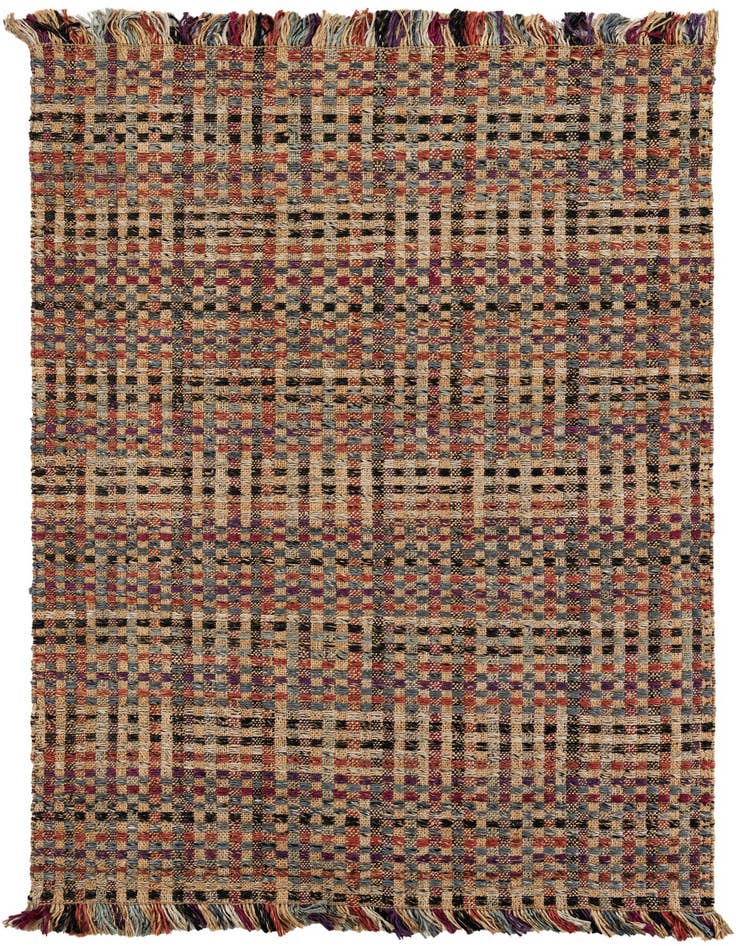 Detail image of 7' 1 x 10' Hand Woven Chunky Jute Rug