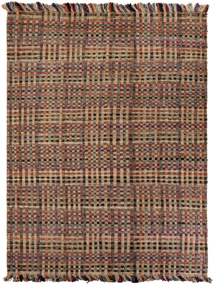 Detail image of 9' x 12' Hand Woven Chunky Jute Rug