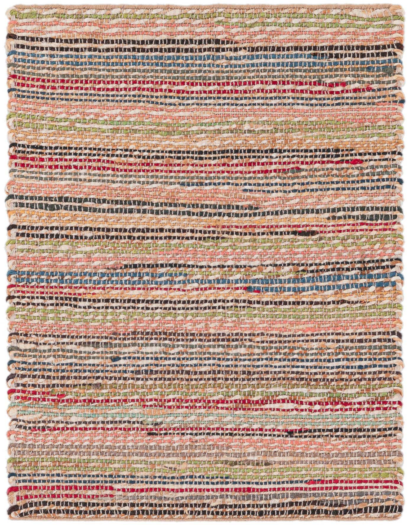 2' x 3' 1 Hand Woven Chunky Jute Rug