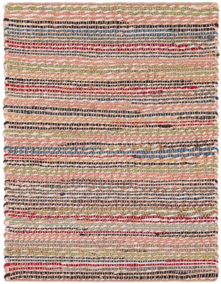Detail image of 2' x 3' 1 Hand Woven Chunky Jute Rug